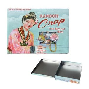Vintage Random Crap Tin